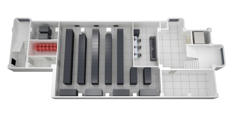 機(jī)房3D效果圖的作用，機(jī)房3D效果圖