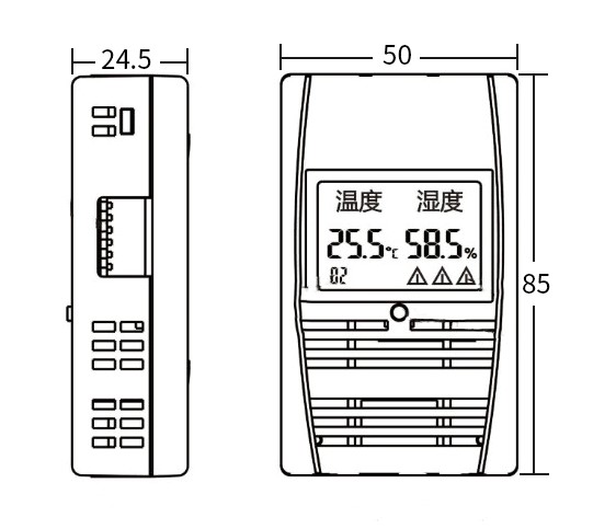 SPD-HT485_D機(jī)架溫濕度傳感器，機(jī)架溫濕度傳感器
